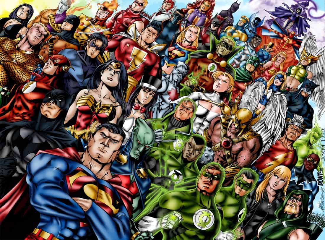 Marvel And Dc Comics Characters Dc Marvel Superheroes Heroes Superpowers The Art Of Images 