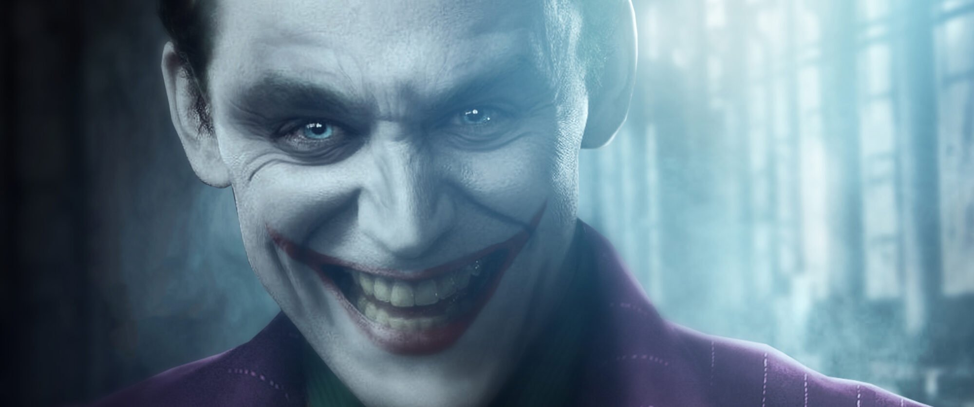 Tom Hiddleston as the Joker