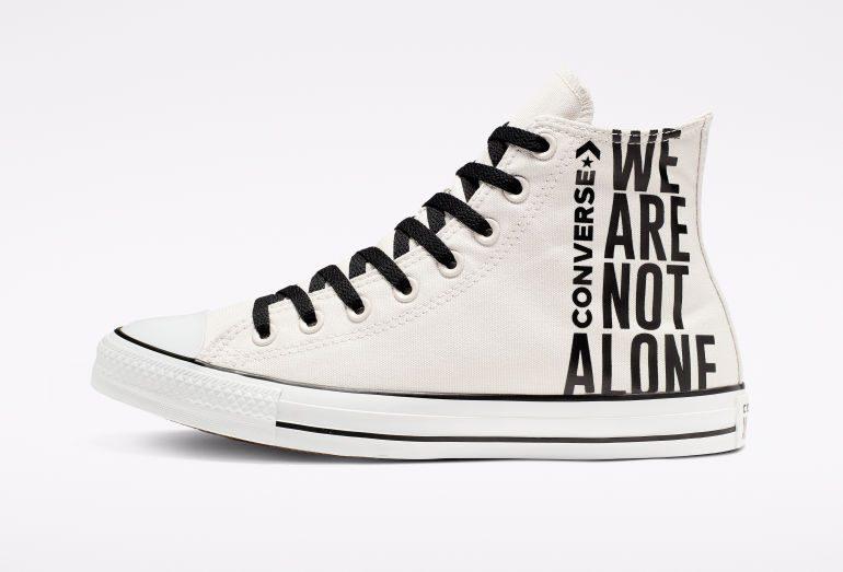 converse we are not alone black