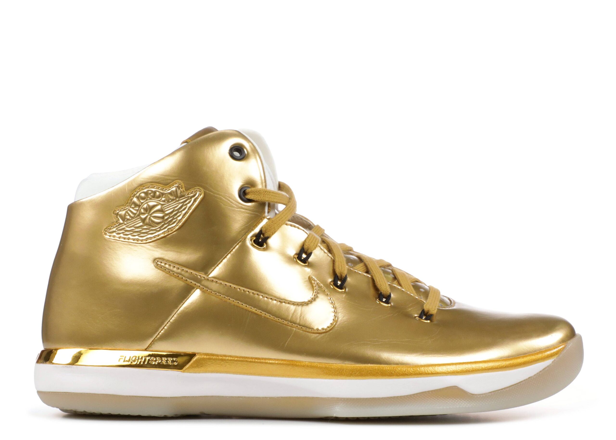 jordan shoes golden colour