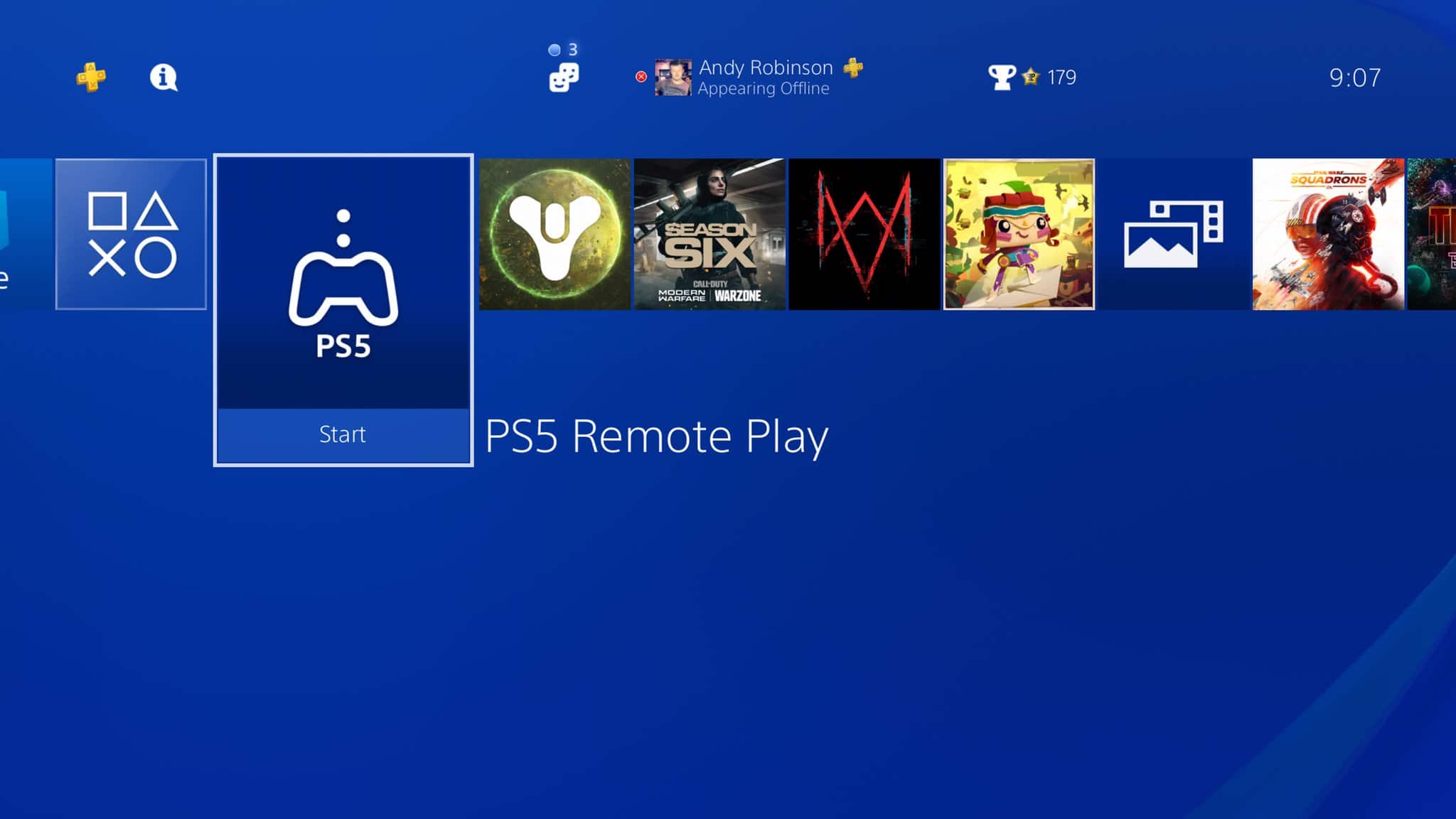 ps remote play not working