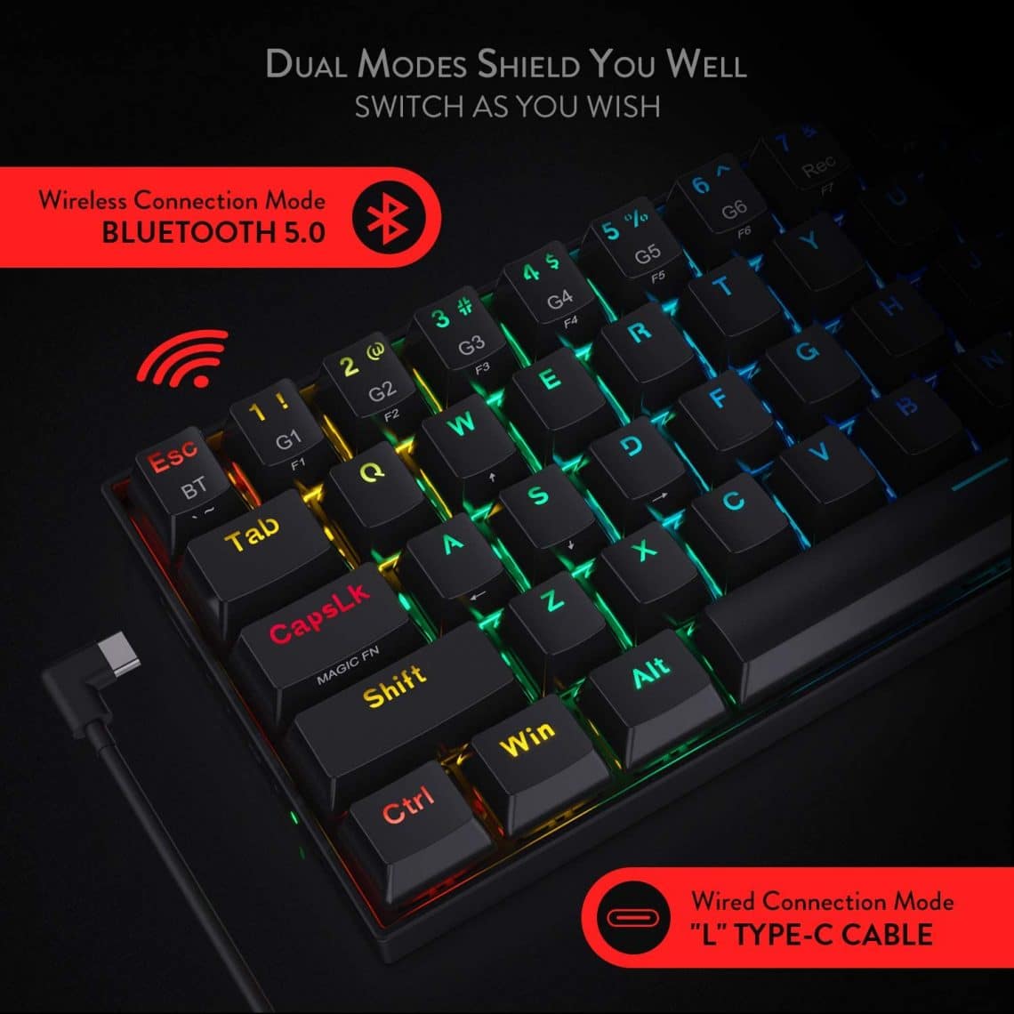 Why the Redragon K530 Draconic is the Compact Keyboard You Need