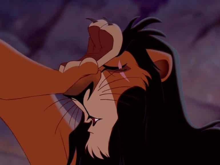 Does Scar Eat Mufasa In Lion King