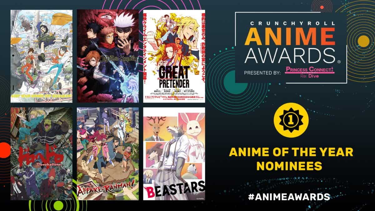 Crunchyroll Anime Awards 2021 Jujutsu Kaisen Comes Out Tops Fortress