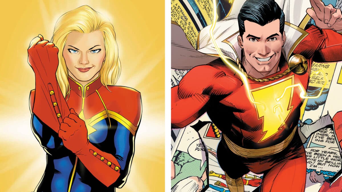 captain marvel & shazam marvel stole from dc comics