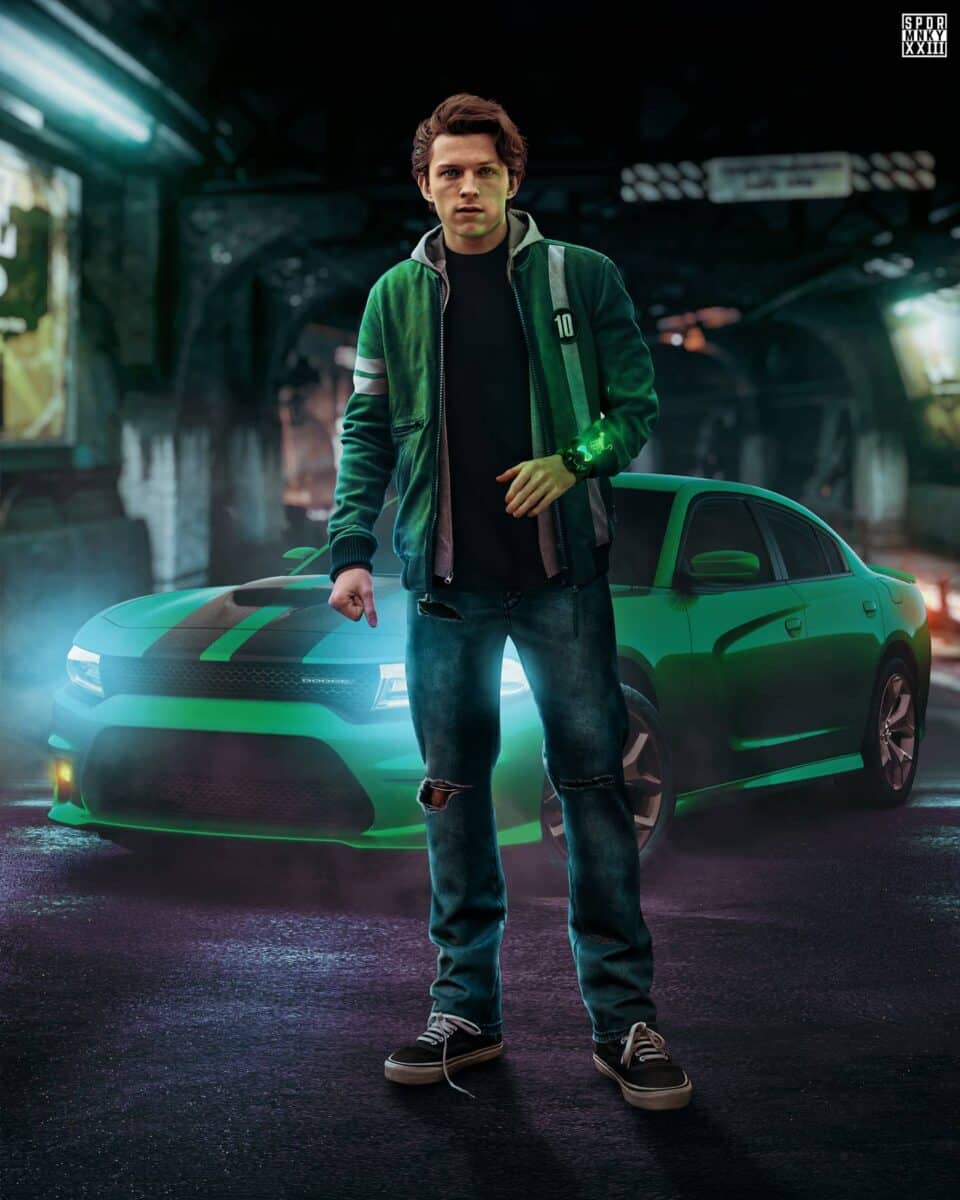 Tom Holland as Ben 10 Live-action movie concept