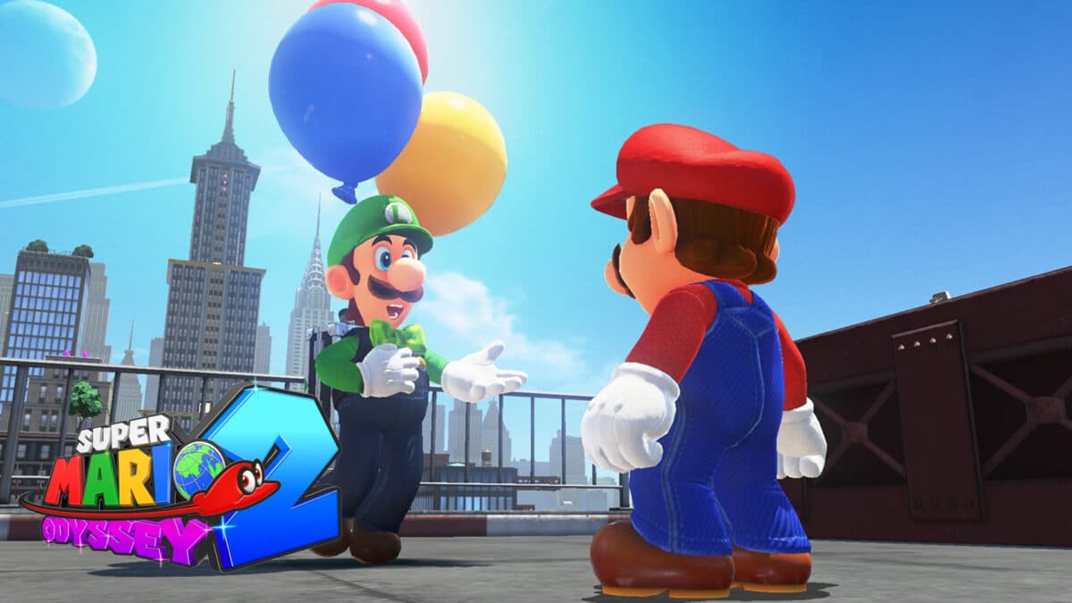 super mario odyssey luigi