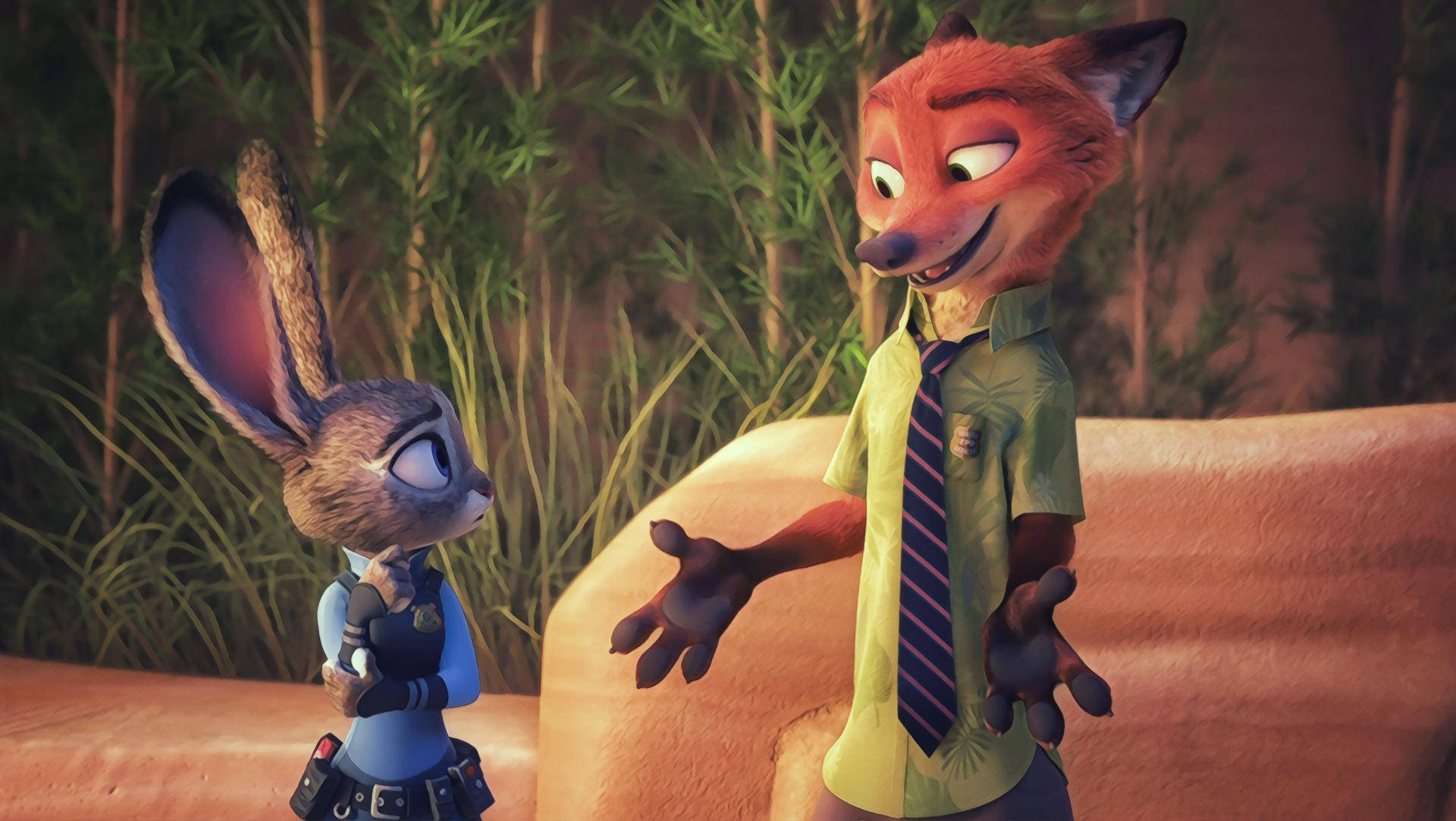 Nick Wilde cartoon