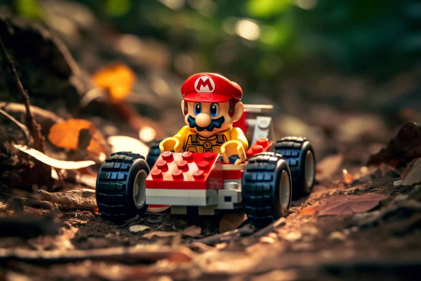 I Made LEGO Mario Kart 