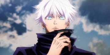 White-haired anime character