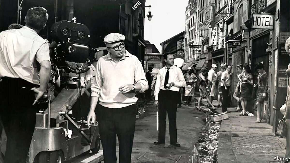 Billy Wilder director movie set