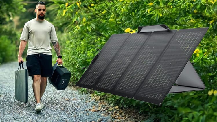 EcoFlow 220W Bifacial Portable Solar Panel