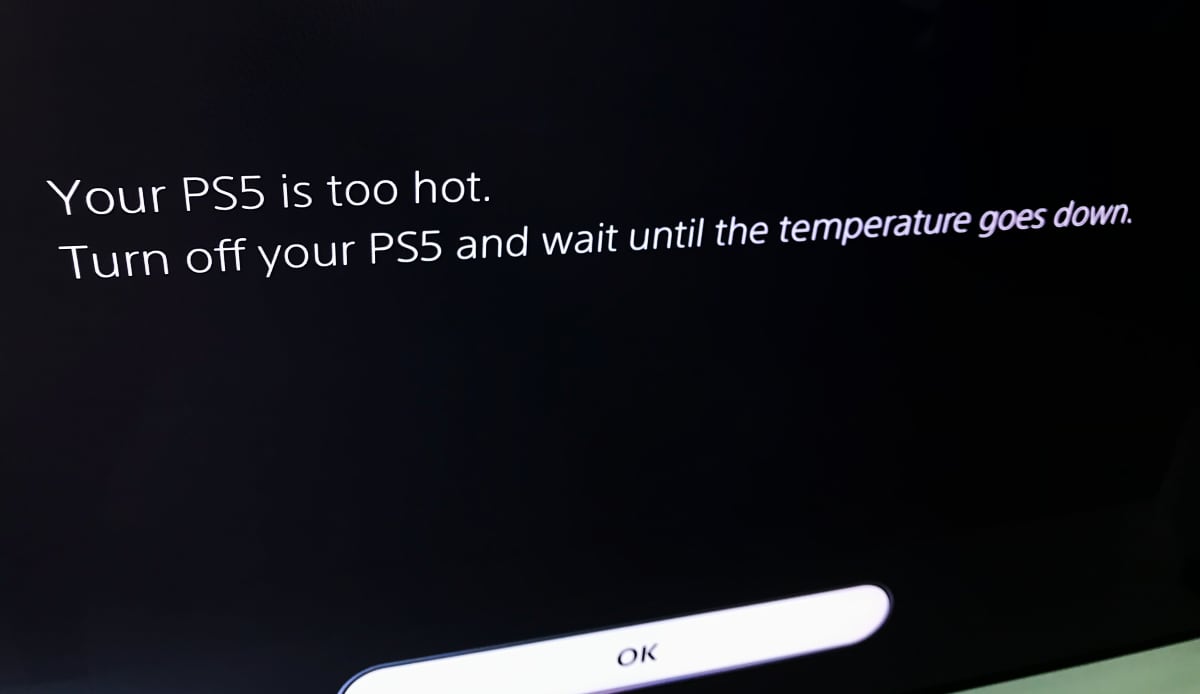 PS5 Is Overheating