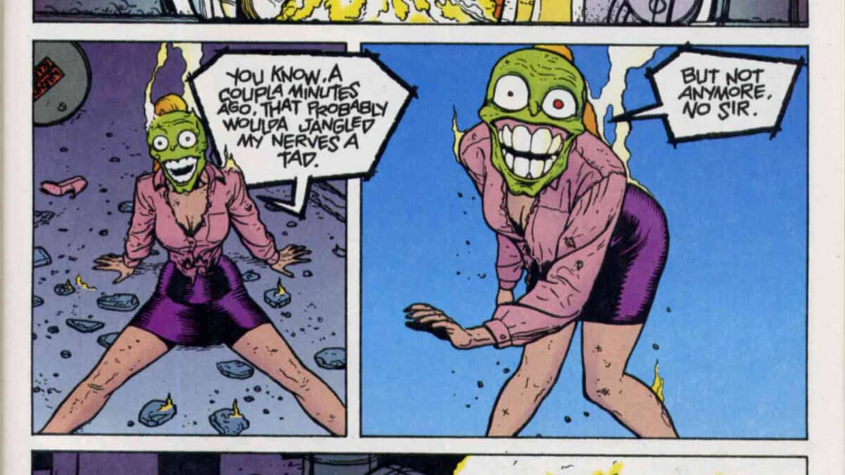 The Mask comic woman