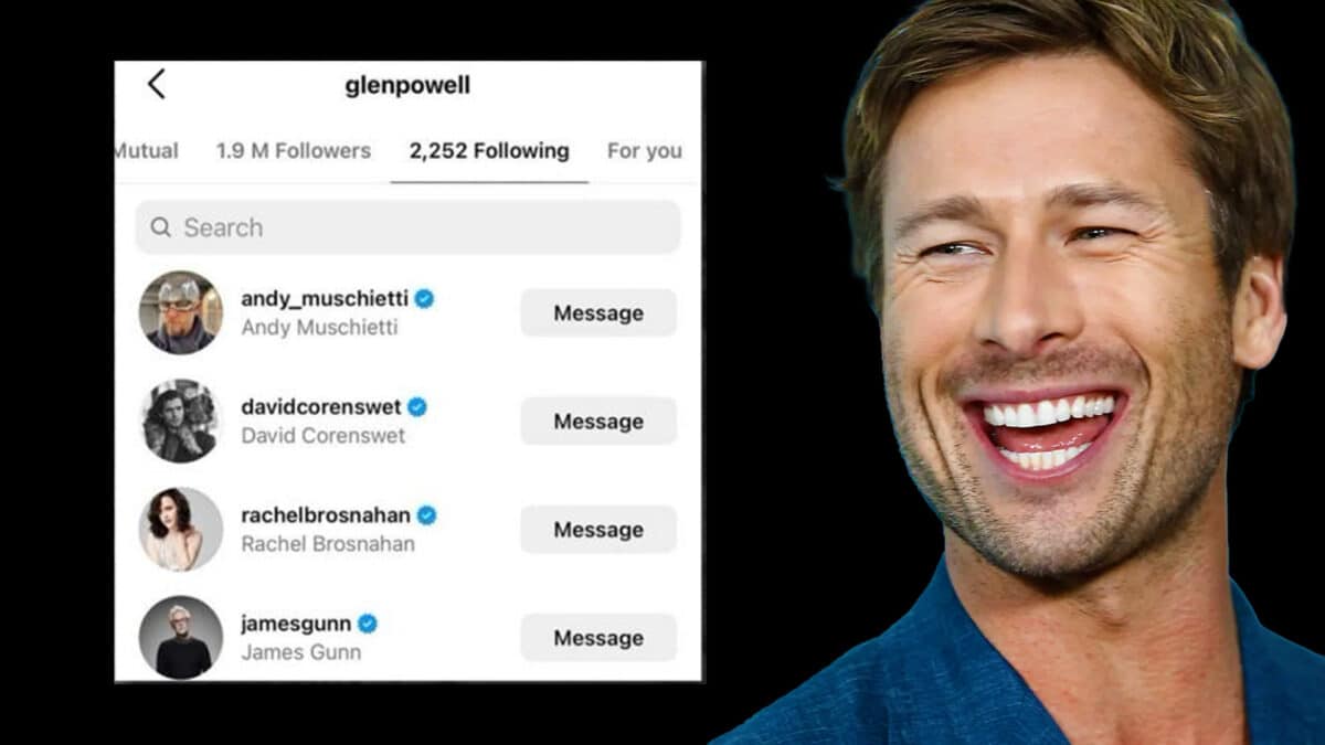 Glen Powell DC Batman Follow James Gunn Social Media