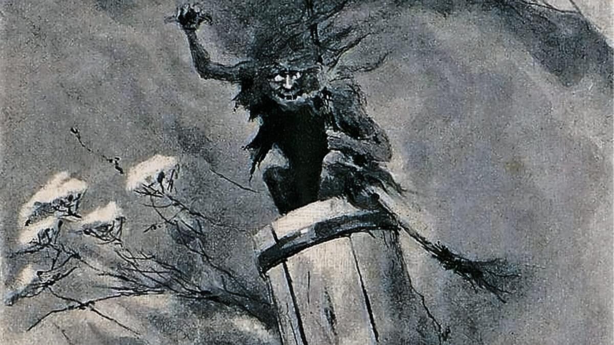 Baba Yaga Creature from the Slavic folklore