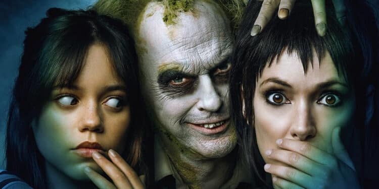 Beetlejuice Beetlejuice Movie Review Tim Burton Michael Keaton Winona Ryder Jenna Ortega