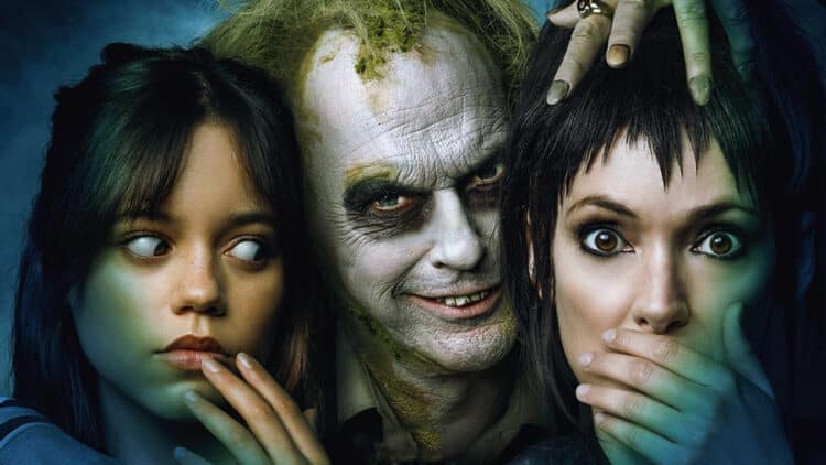 Beetlejuice Beetlejuice Movie Review Tim Burton Michael Keaton Winona Ryder Jenna Ortega