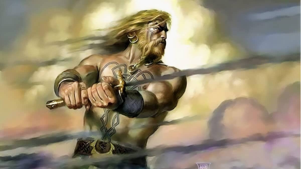 Lugh Irish warrior god fight Kratos God of War 6