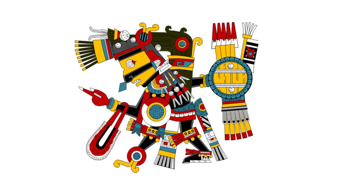 Tezcatlipoca Aztec god of discord and war