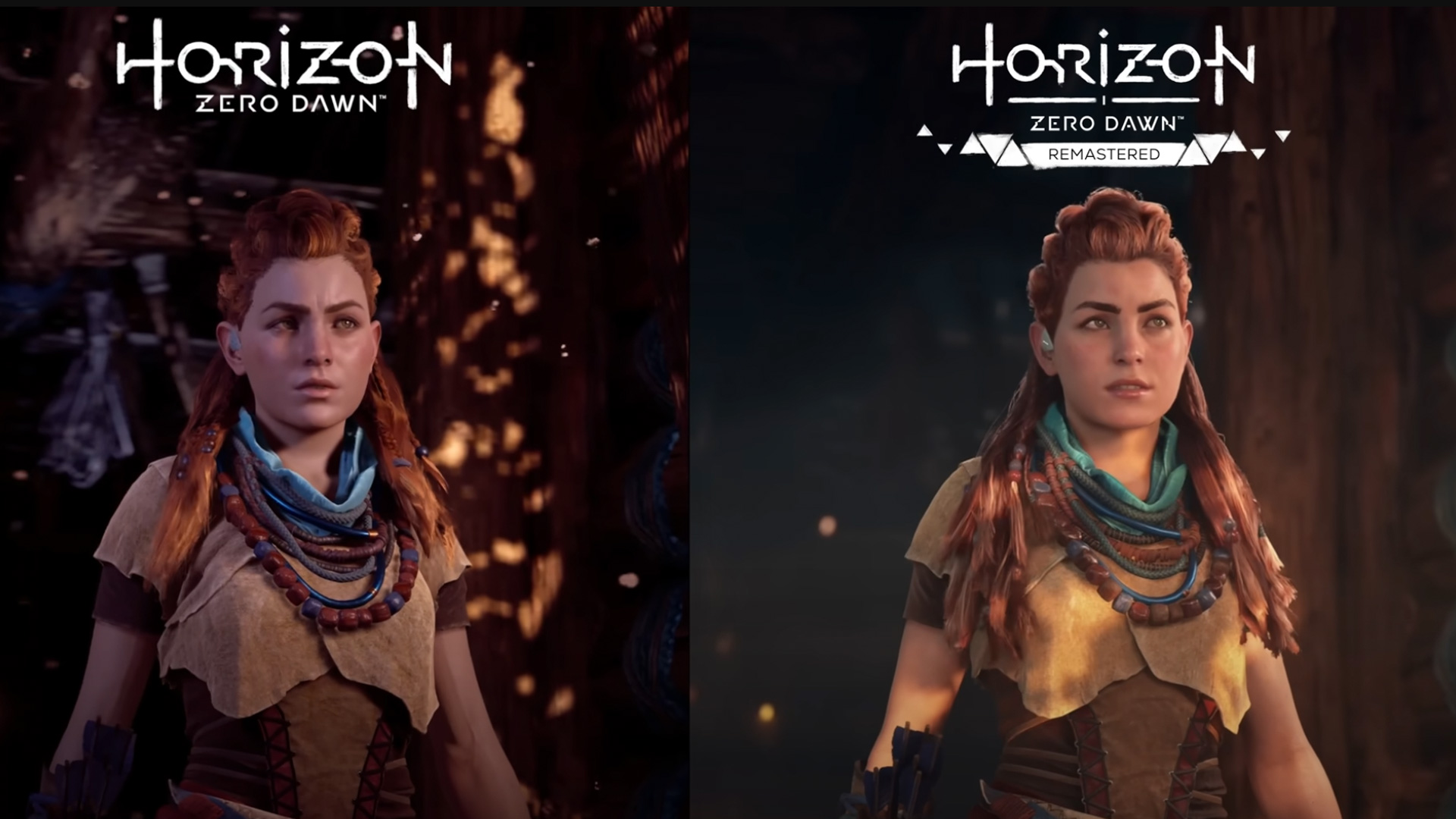 Horizon Zero Dawn Remastered PS comparison game