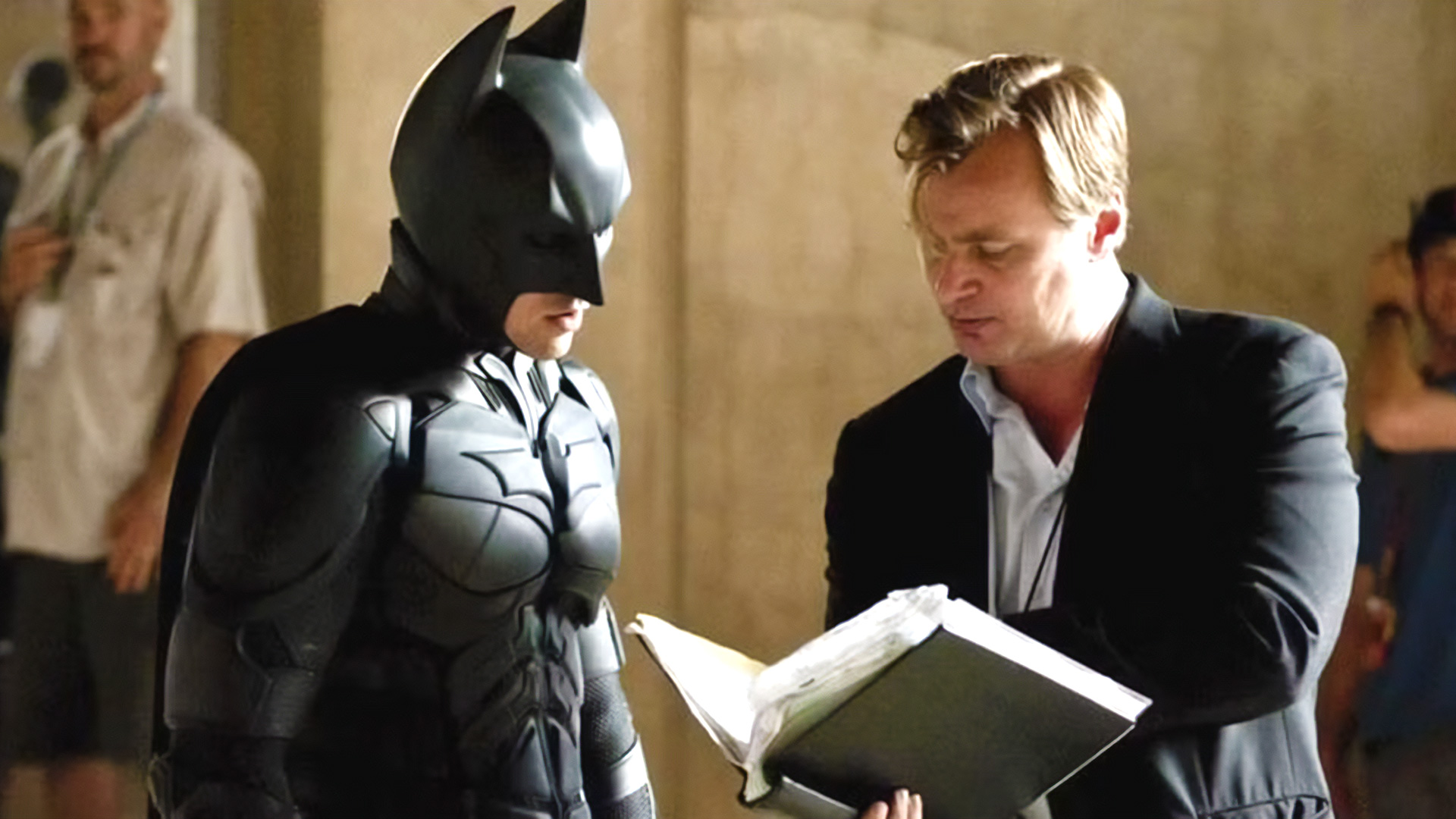 christopher nolan batman set christian bale