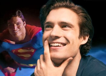 Superman Flying Over Earth End Scene Smile James Gunn David Corenswet Superman