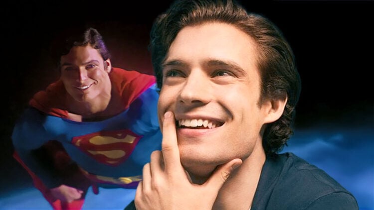 Superman Flying Over Earth End Scene Smile James Gunn David Corenswet Superman