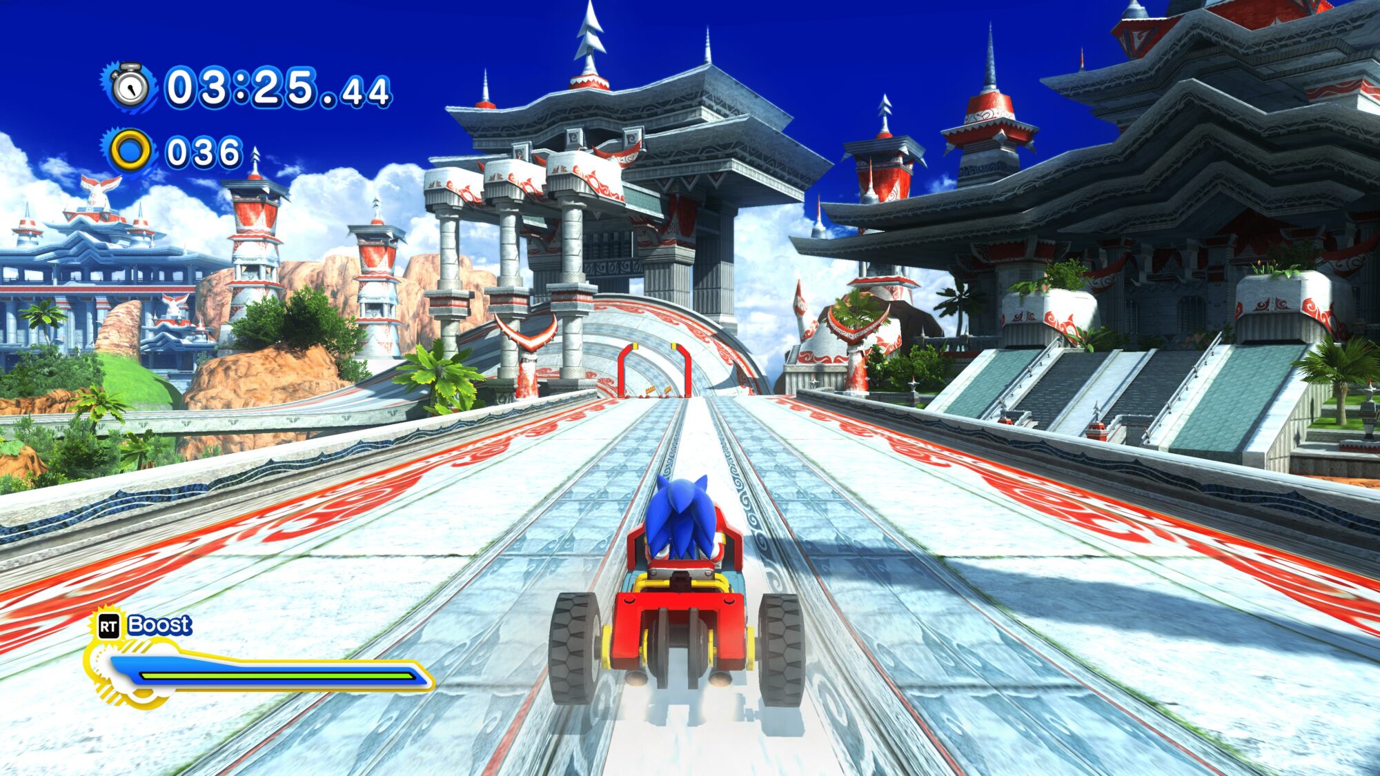 sonic x shadow generations race