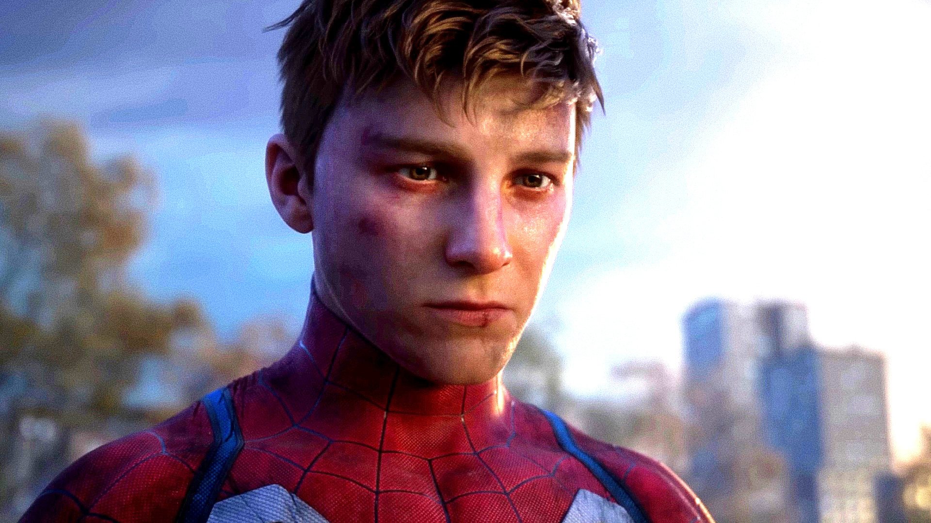 Insomniac Spider-Man 2 sad Peter Parker