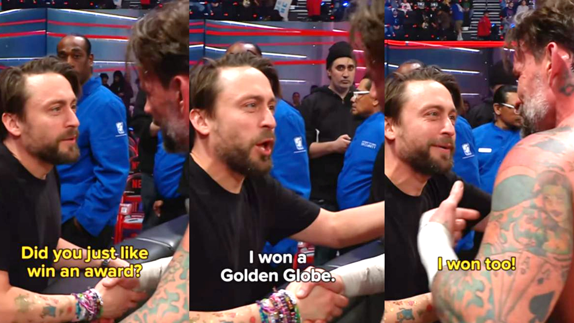 Kieran Culkin CM Punk WWE Raw