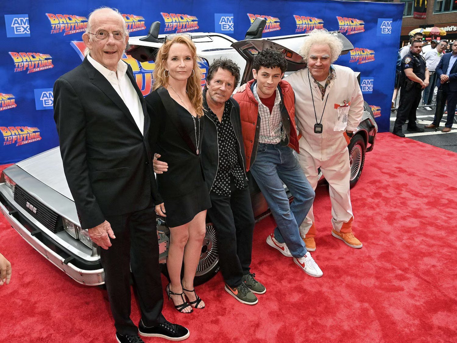 Back to the Future' film cast reunites at gala for Broadway musical