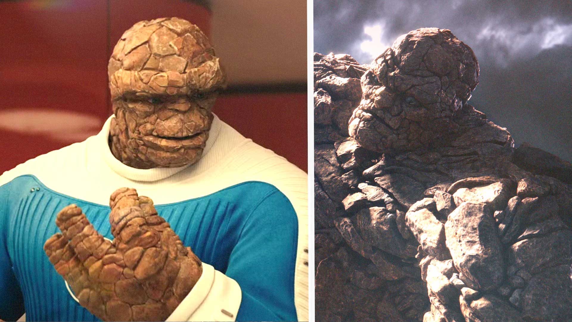 the thing fantastic four 2015 vs 2025