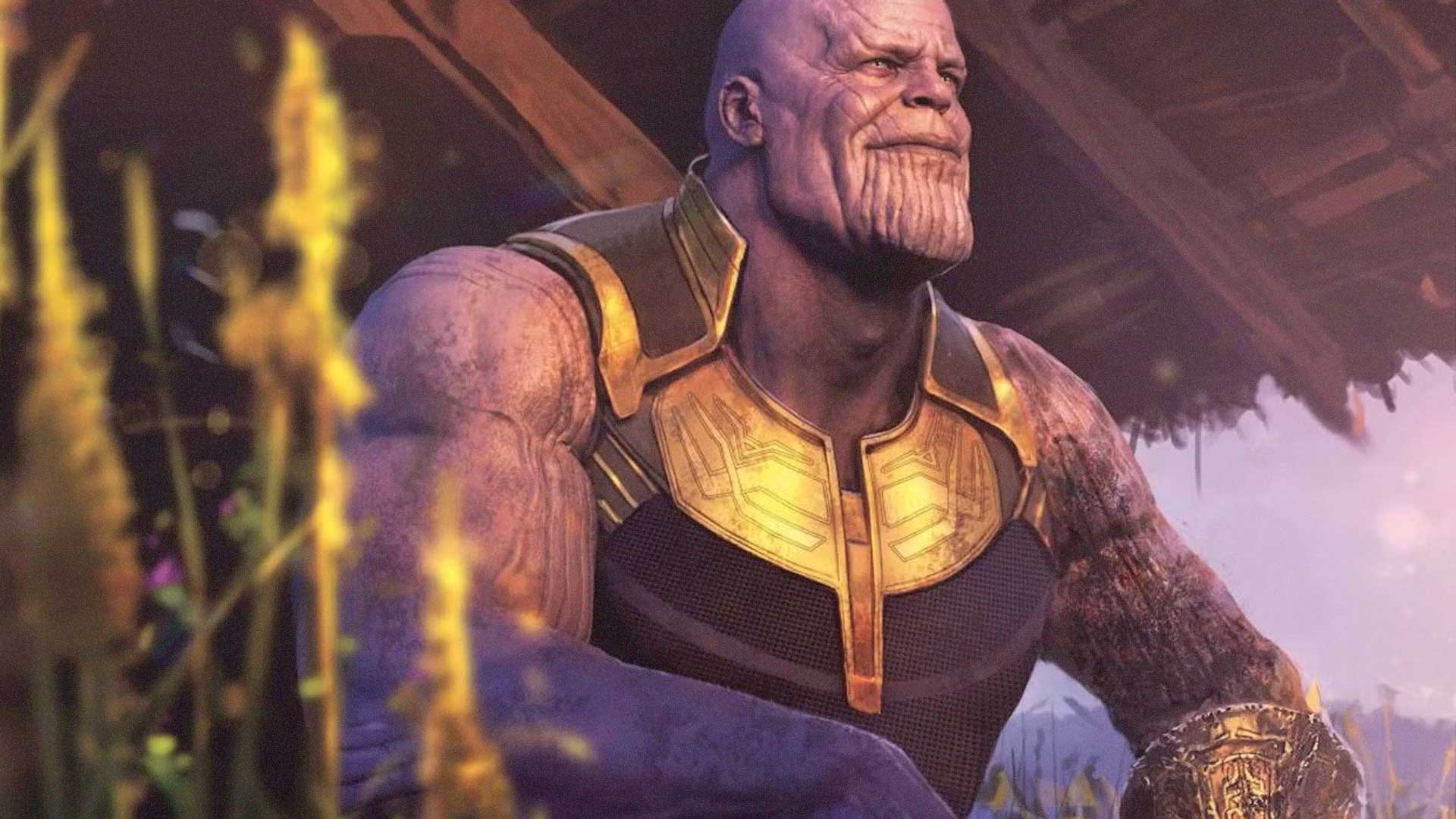 Thanos is always sitting