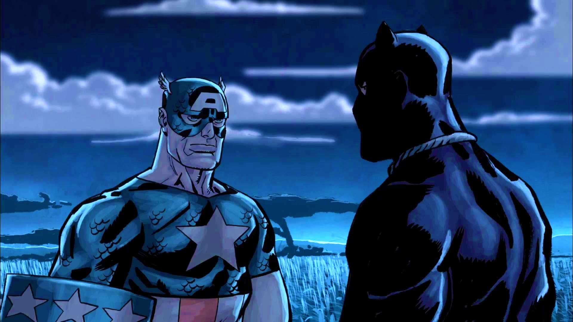 the black panther animated series cartoon Djimon Hounsou 2018